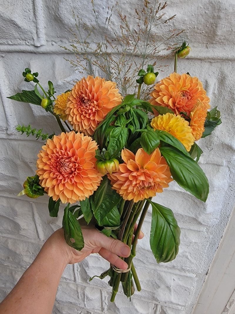 DAHLIA BOUQUETS!